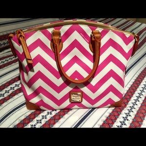 Dooney & Bourke Zig Zag Satchel Purse